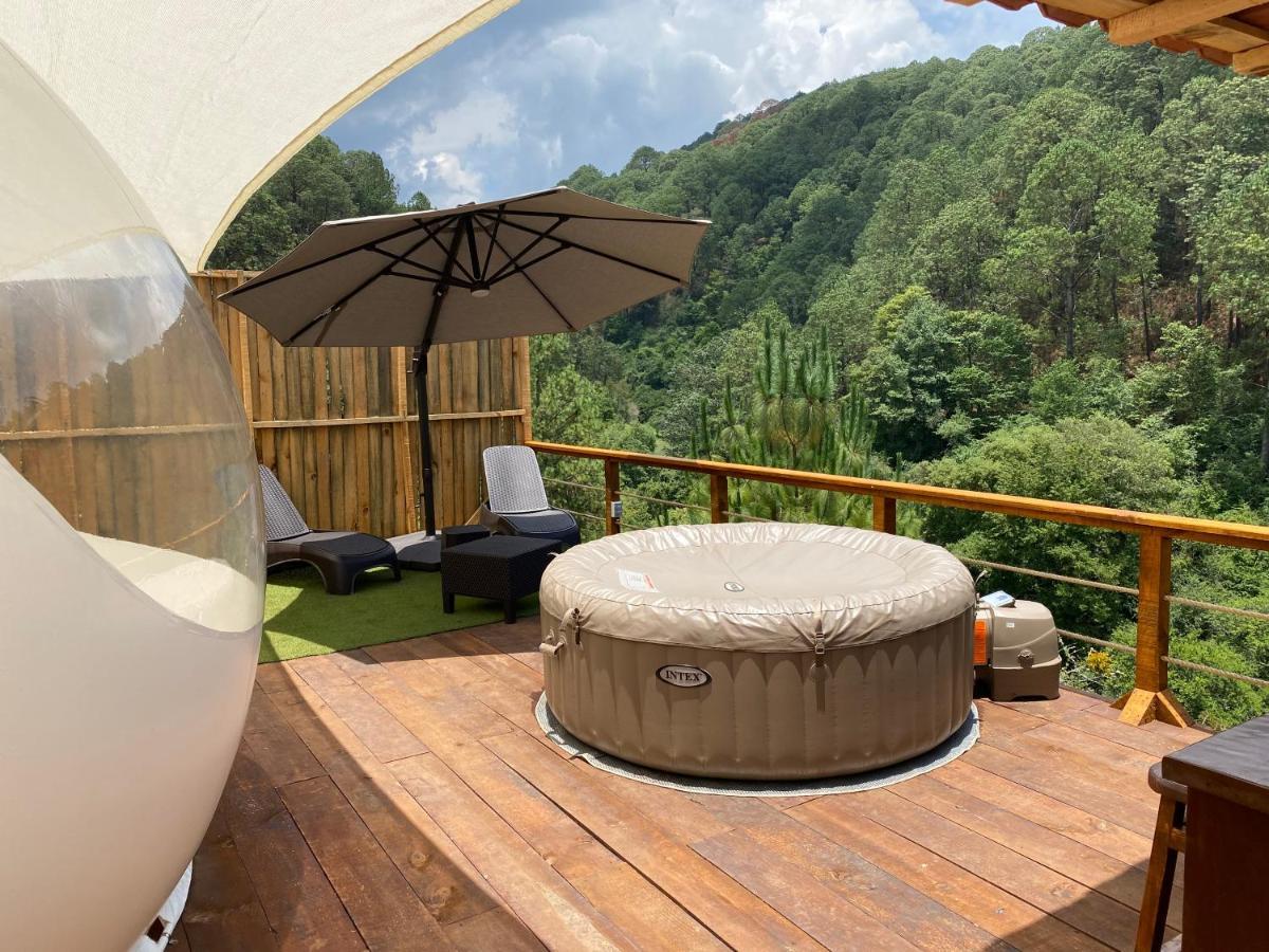 Hotel La Estela Bubble Glamping Mazamitla Esterno foto