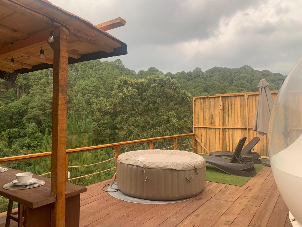 Hotel La Estela Bubble Glamping Mazamitla Esterno foto